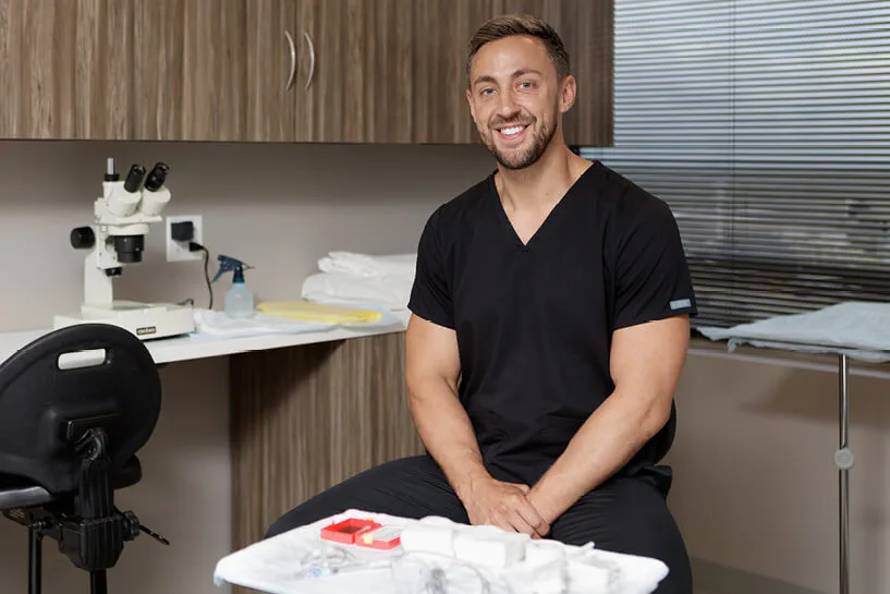 Dr. Adam Cloninger at work 4