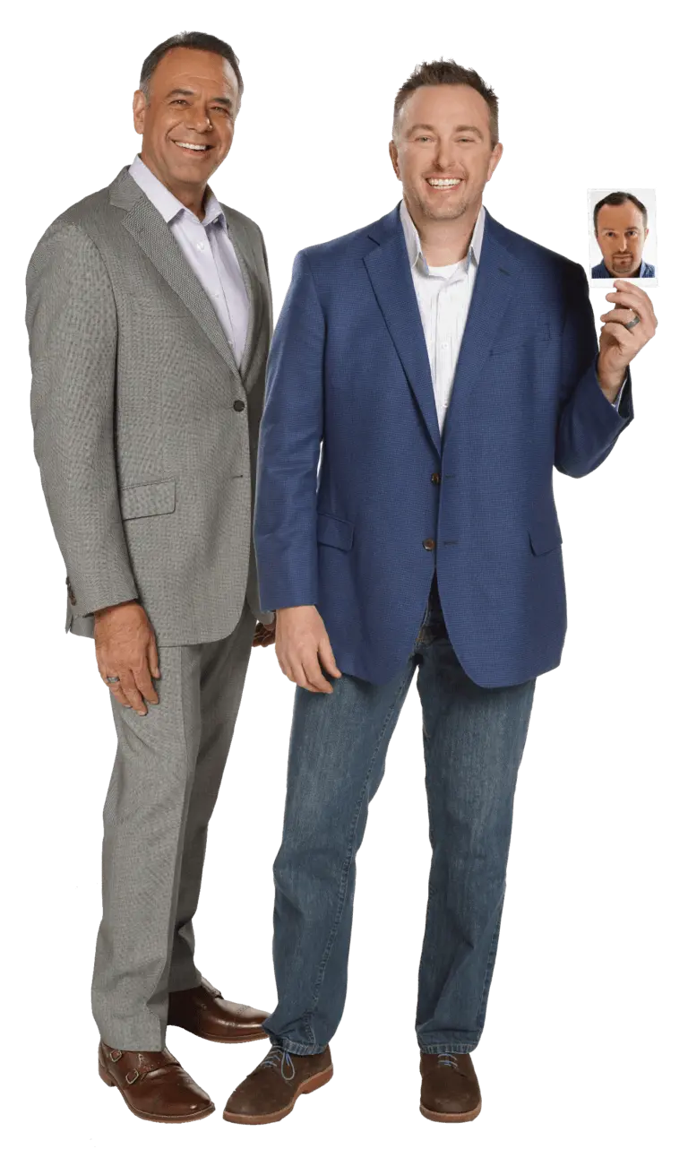 Dr. James Harris with RESTORE client Scott N.